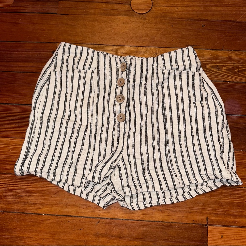 Maurices Striped Linen Shorts